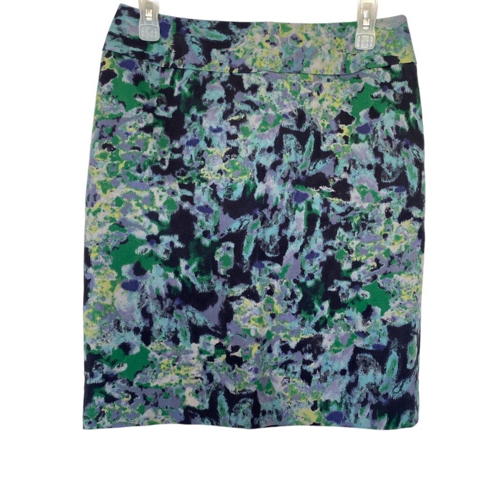Halogen Watercolor Floral Pencil Skirt - Picture 2 of 8